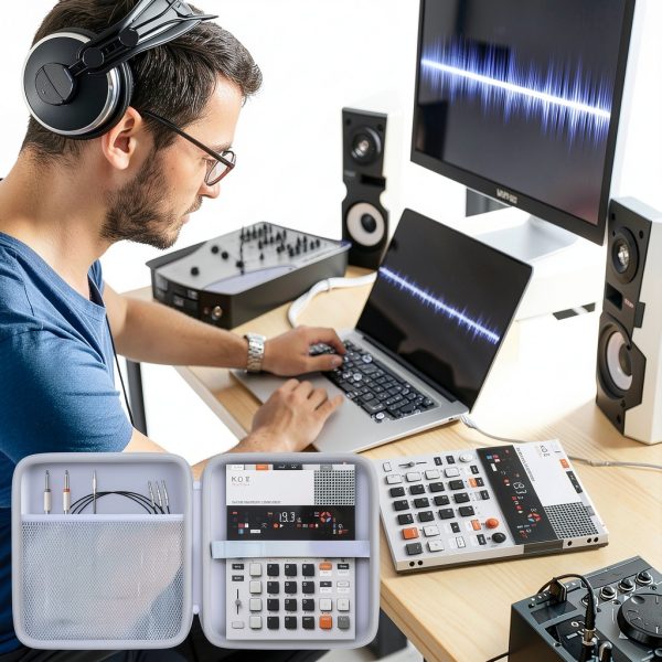 Lebakort Nylon EVA Case for Teenage EP-133 Sampler-8