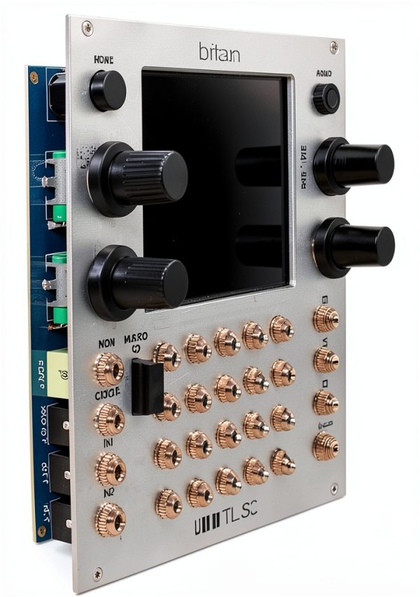 Eurorack Sampler Mk2 Black Metal Module-2
