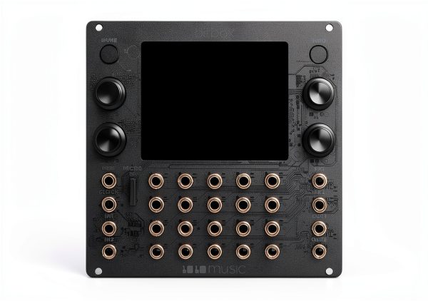 Eurorack Sampler Mk2 Black Metal Module-1