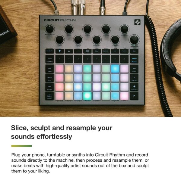Novation Circuit Rhythm Bass Wood Sampler-1