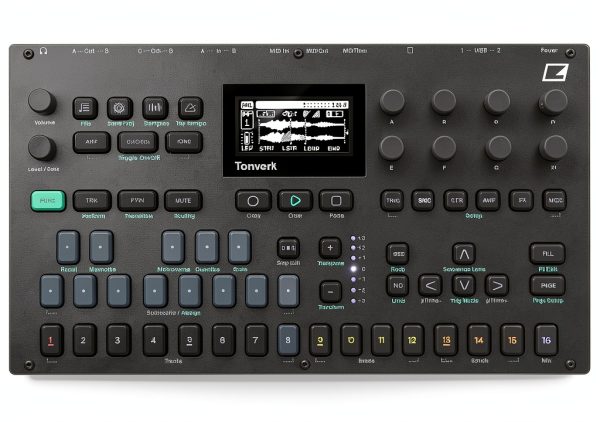 Audio Sampler Elektron TONVERK Black Alloy Steel-0