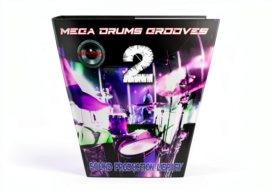MEGA DRUMS GROOVES Part 2 audio sampler library