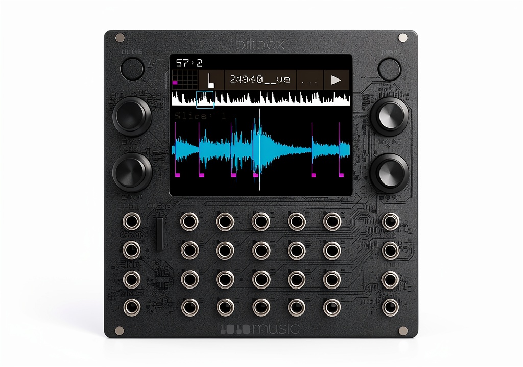 Mk2 Eurorack Sampler integrated in a modular rack