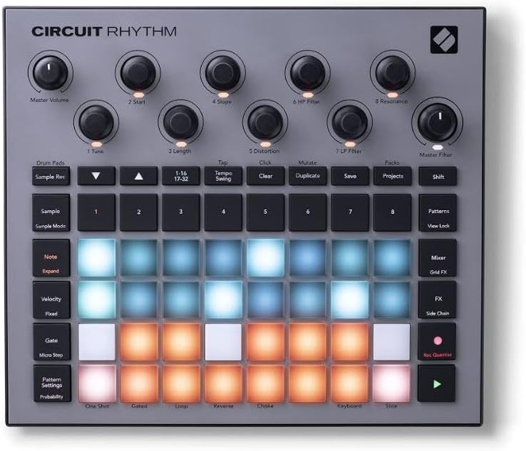 Novation Circuit Rhythm Bass Wood Sampler